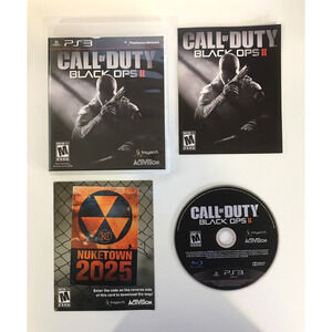 Call Of Duty Black Ops II PS3 (Sony PlayStation 3, 2012) Activision CIB Complete